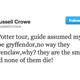 Illustration for article titled Russell Crowe, Sorting Hat, Denies His Sons the House of Gryffindor